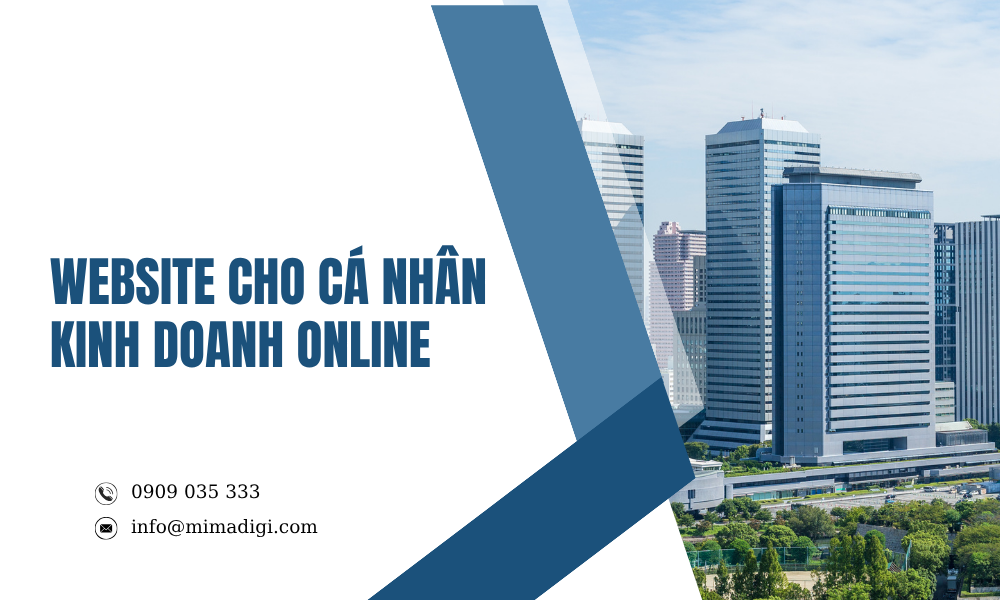 Website cho cá nhân tại mimadigi