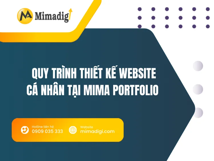 Quy trình thiết kế website cá nhân tại MIMA 