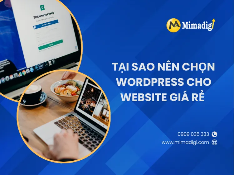 Tại sao nên chọn WordPress cho website giá rẻ tại mima