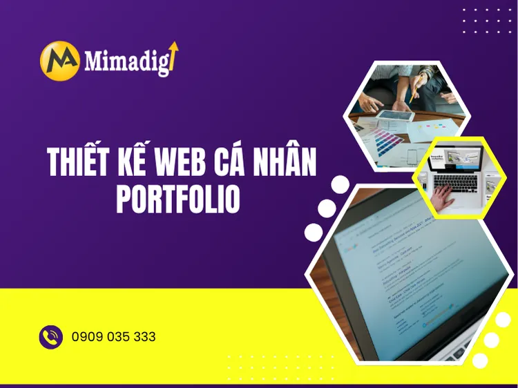 Thiết kế web cá nhân – Portfolio giá rẻ: Giải pháp chuyên nghiệp cho cá nhân và freelancer tại mima