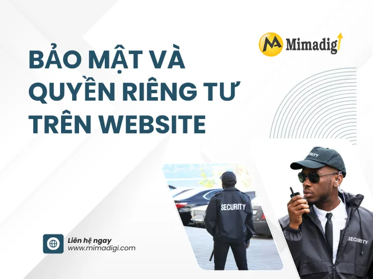 Security and Privacy on the Security Company Website at mima