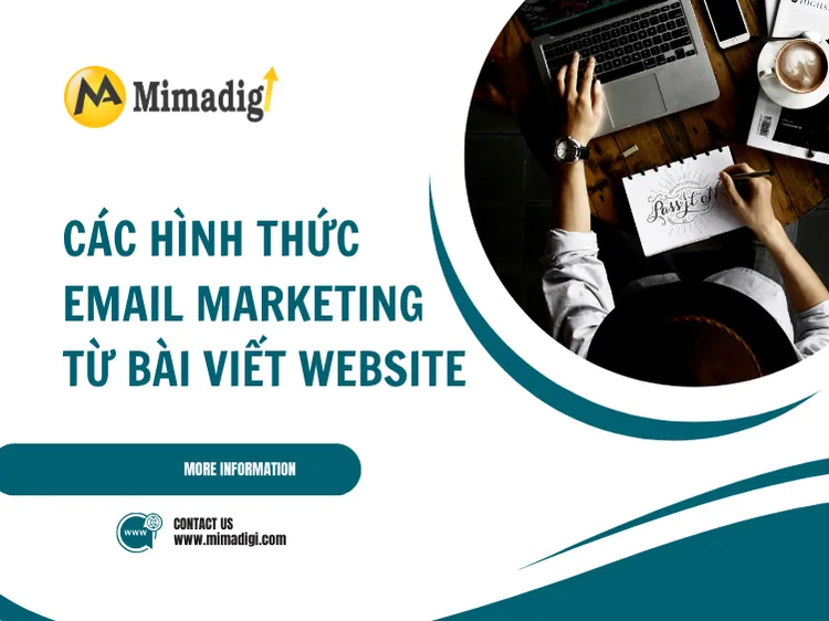 Forms of email marketing from website articles at mima