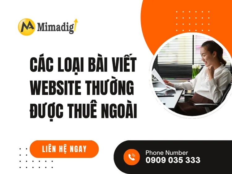 Common Types of Website Content Writing That Are Outsourced at mima