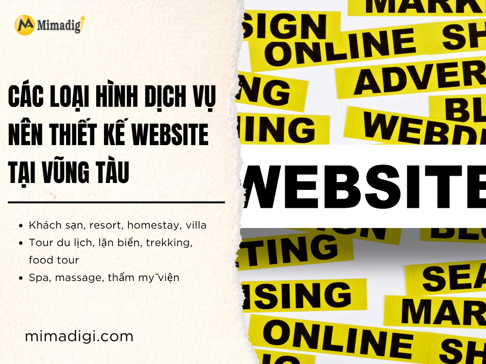 Các loại hình dịch vụ nên thiết kế website tại Vũng Tàu tại mimadigi