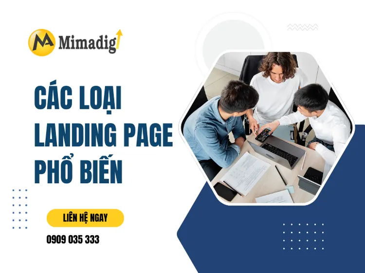 Common Types of Landing Pages at mima