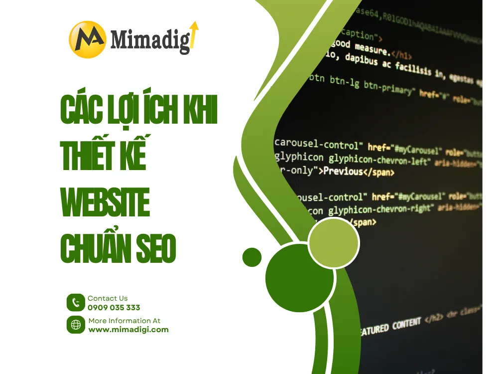 Các lợi ích khi thiết kế website chuẩn seo tại mima