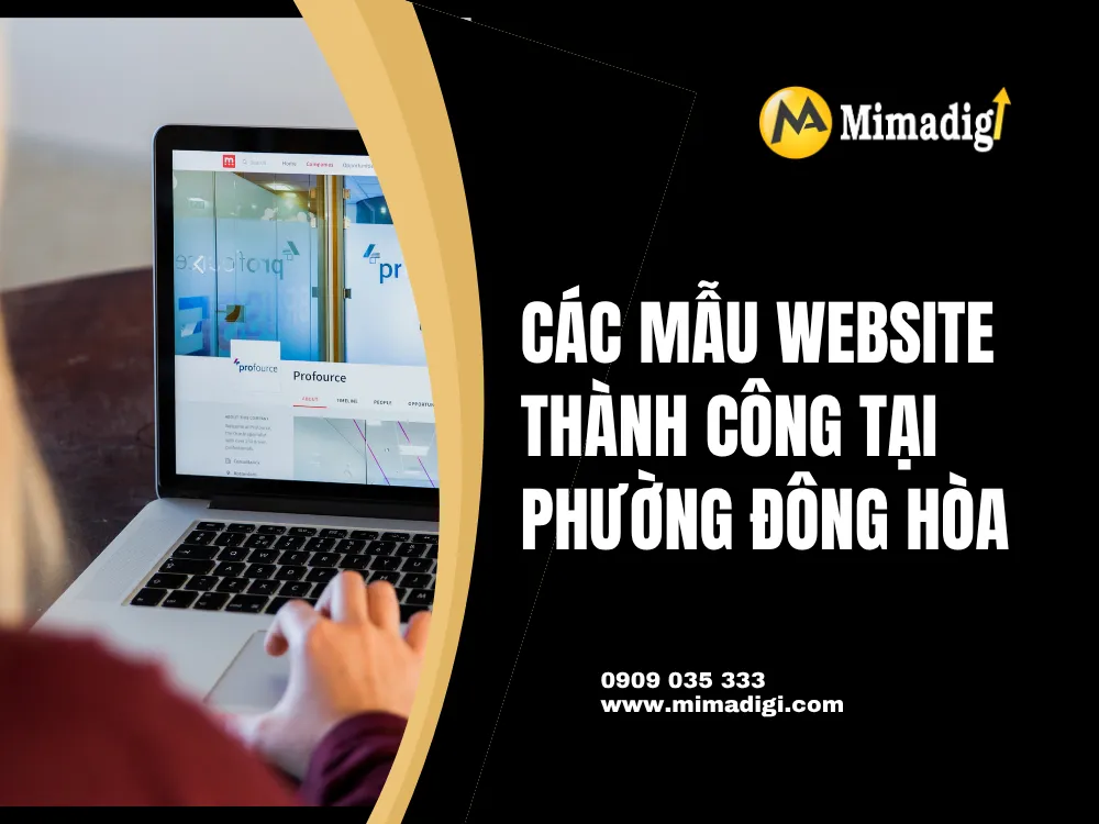 Các Mẫu Website Thành Công tại Phường Đông Hòa tại mima