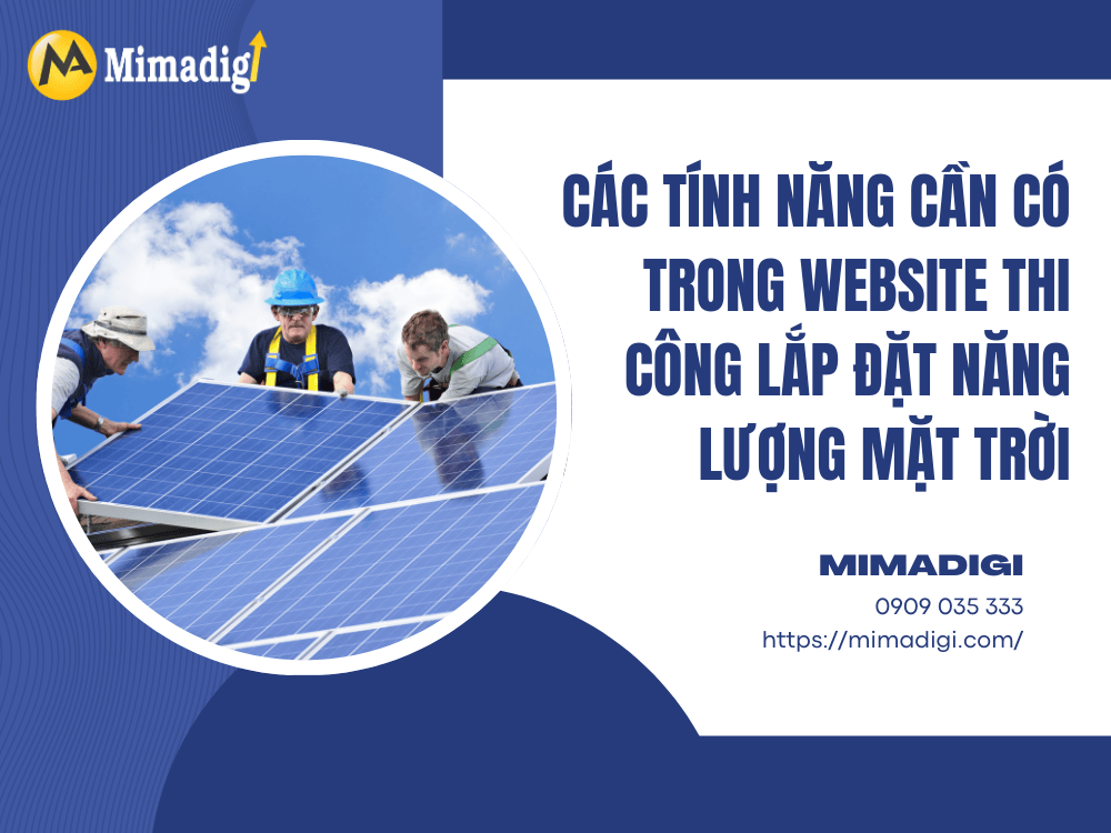 Essential Features for a Solar Installation Website at MIMA