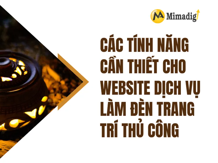 Essential features for a handmade decorative lighting service website at mima