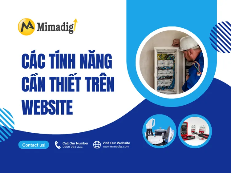 Essential Features on an Electrician's Website at mima