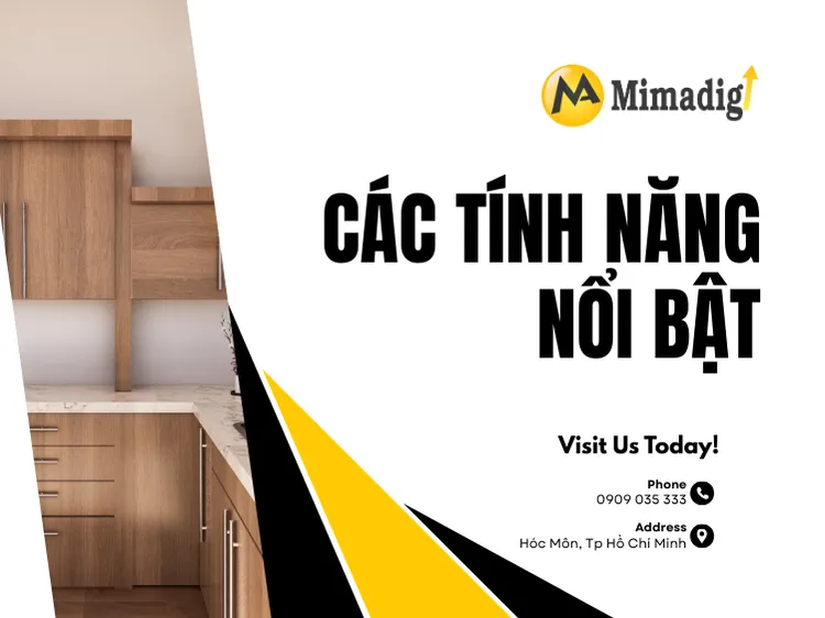 Các tính năng nổi bật trong website công ty nội thất tại mima