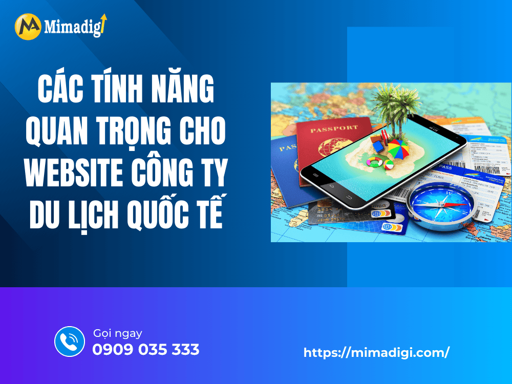Important Features for an International Travel Company Website at MIMA