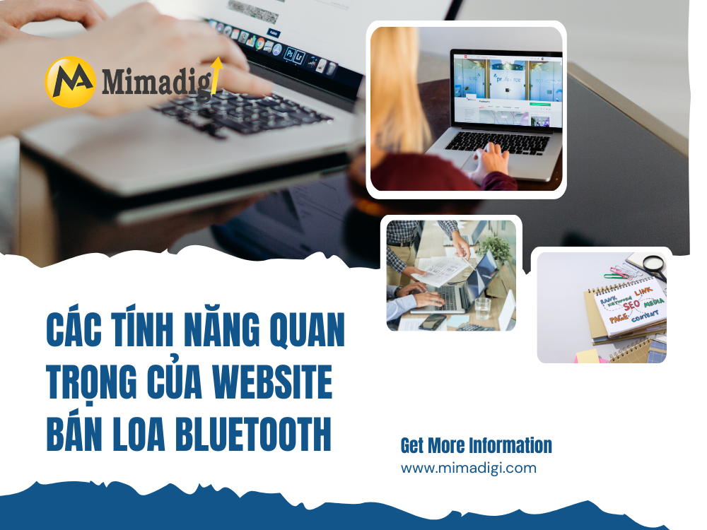 Các tính năng quan trọng của website bán loa Bluetooth tại mima