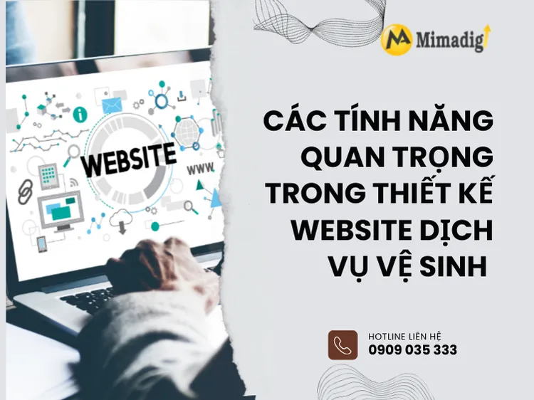 Key Features in Cleaning Service Website Design at mima