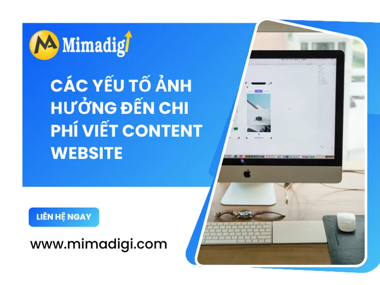Factors affecting website content writing costs at mima