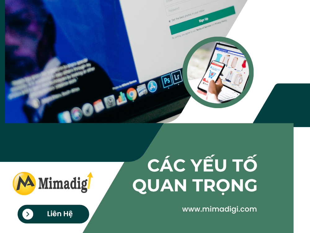 Các yếu tố quan trọng trong thiết kế website bán đồ trang sức tại mima