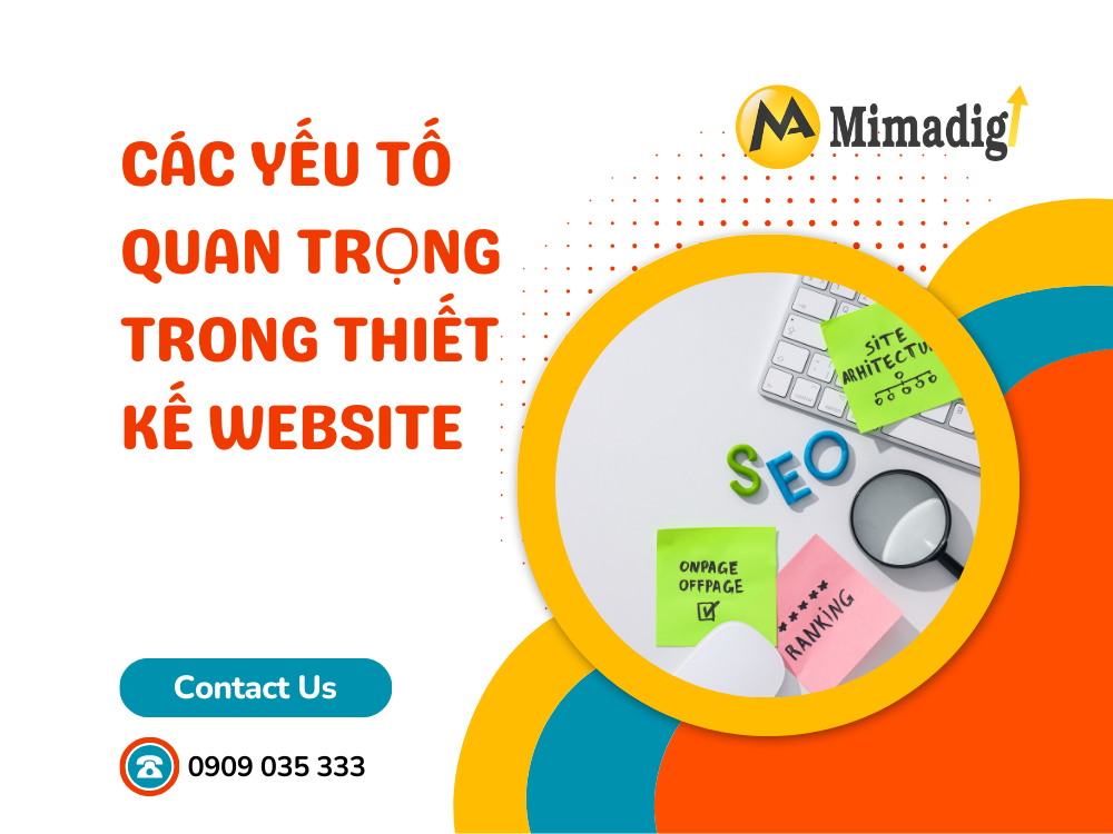 Các yếu tố quan trọng trong thiết kế website bán thiết bị cảm biến áp suất lốp tại mima