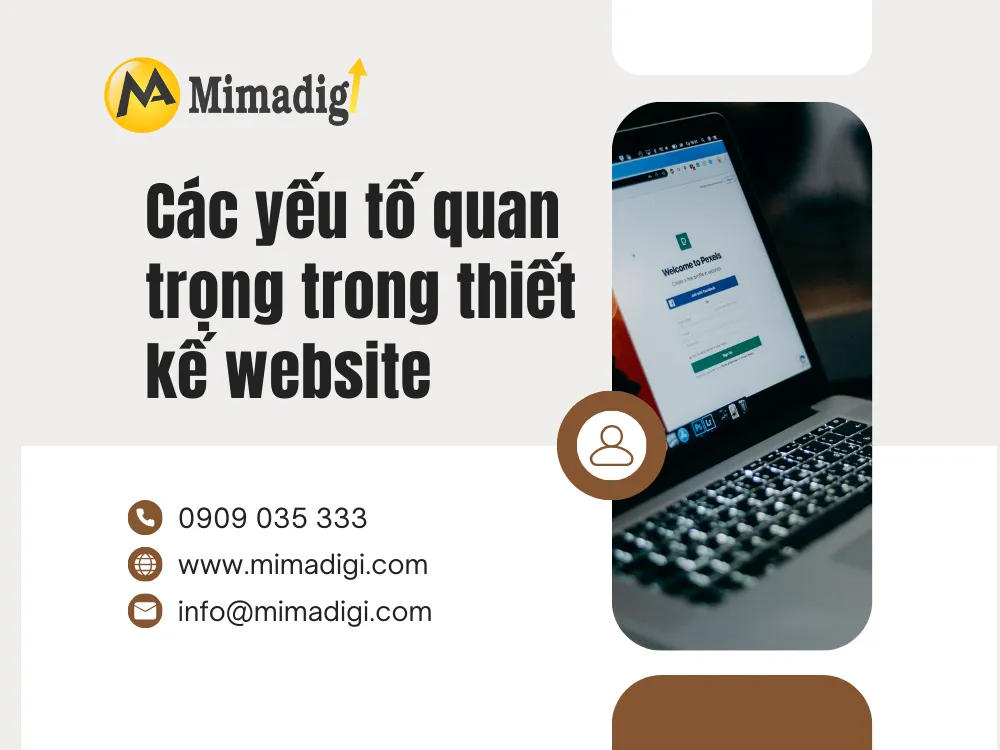 Các yếu tố quan trọng trong thiết kế website bán thiết bị đo đạc tại mima