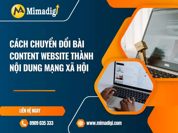 How to Convert Website Content into Social Media Content at mima