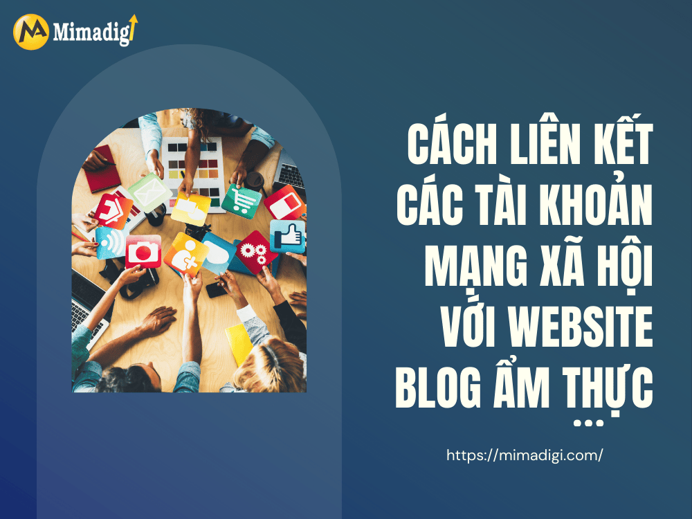 How to Link Social Media Accounts with Culinary Blog Website at MIMA