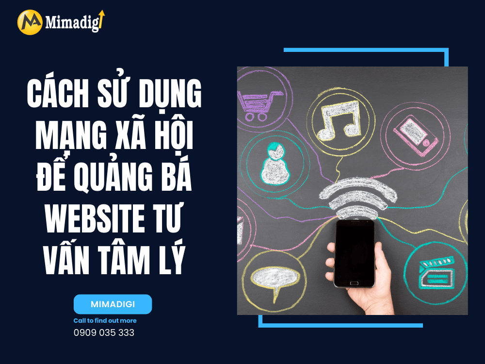 How to use social networks to promote a psychological counseling website at MIMA