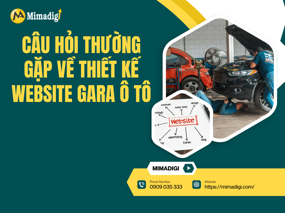Frequently Asked Questions about auto garage website design at MIMA