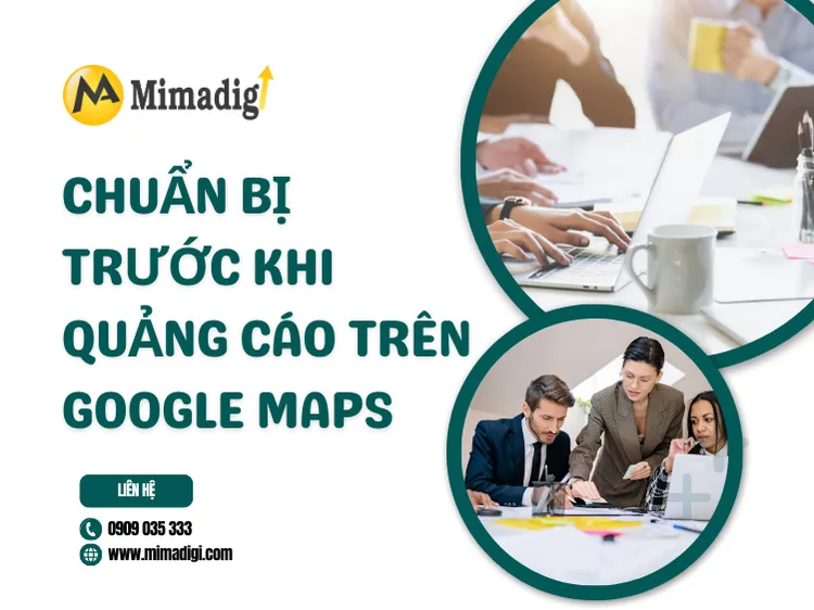 Preparation before advertising on Google Maps at mima