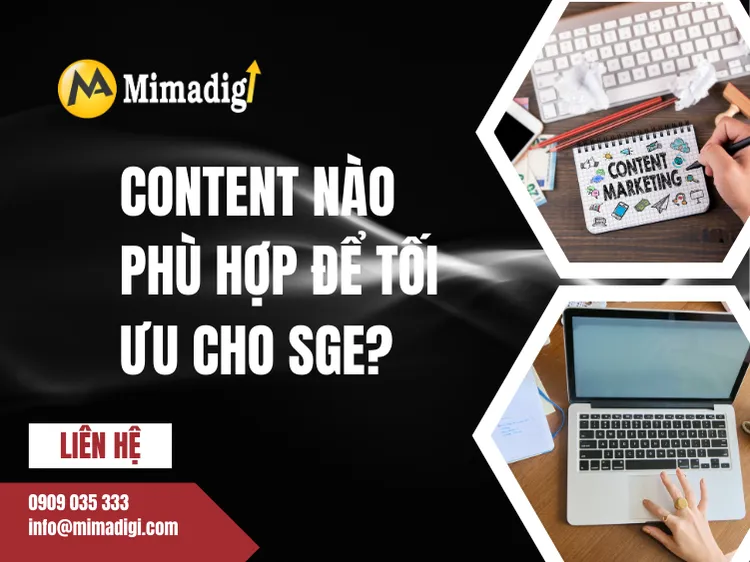 What content is suitable for SGE optimization? at mima