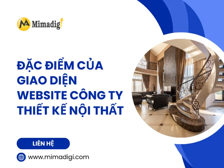 Characteristics of an Interior Design Company Website Interface at mima