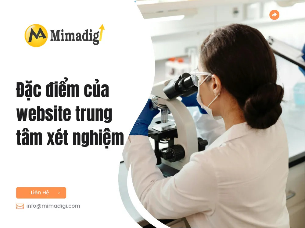 Đặc điểm của website trung tâm xét nghiệm tại mima