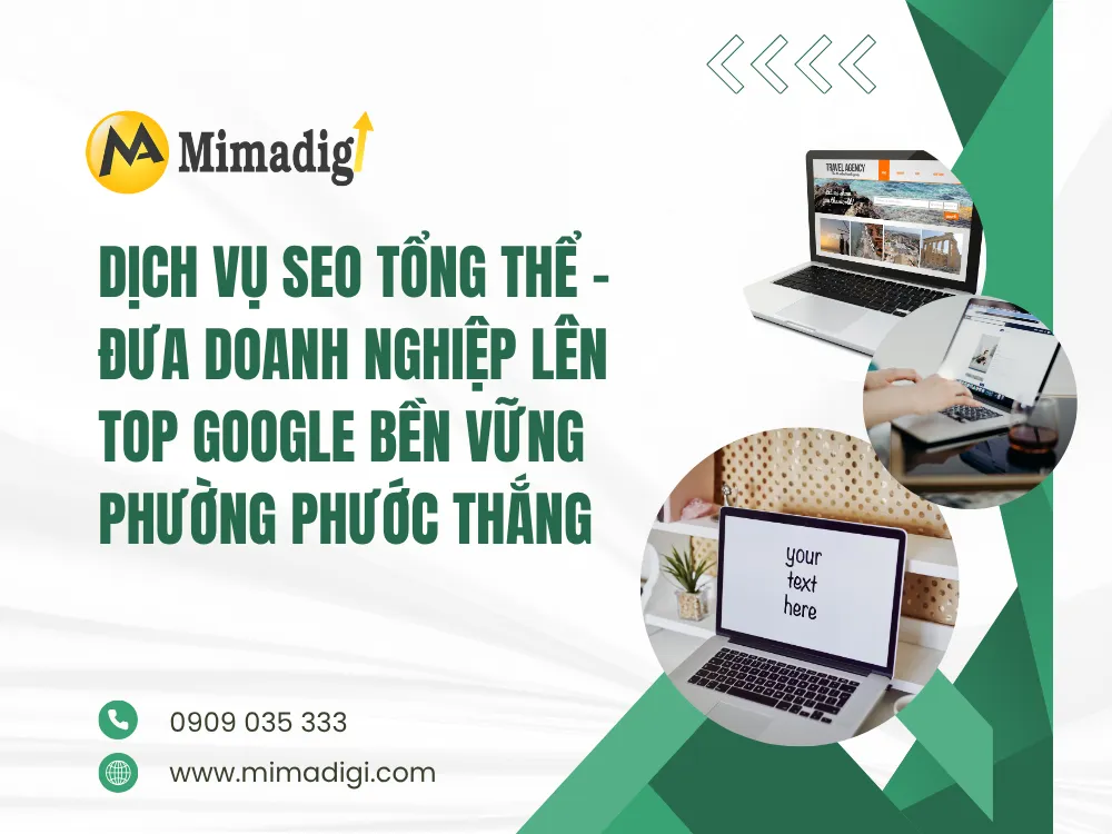 Dịch Vụ SEO Tổng Thể – Đưa Doanh Nghiệp Lên Top Google Bền Vững tại mima