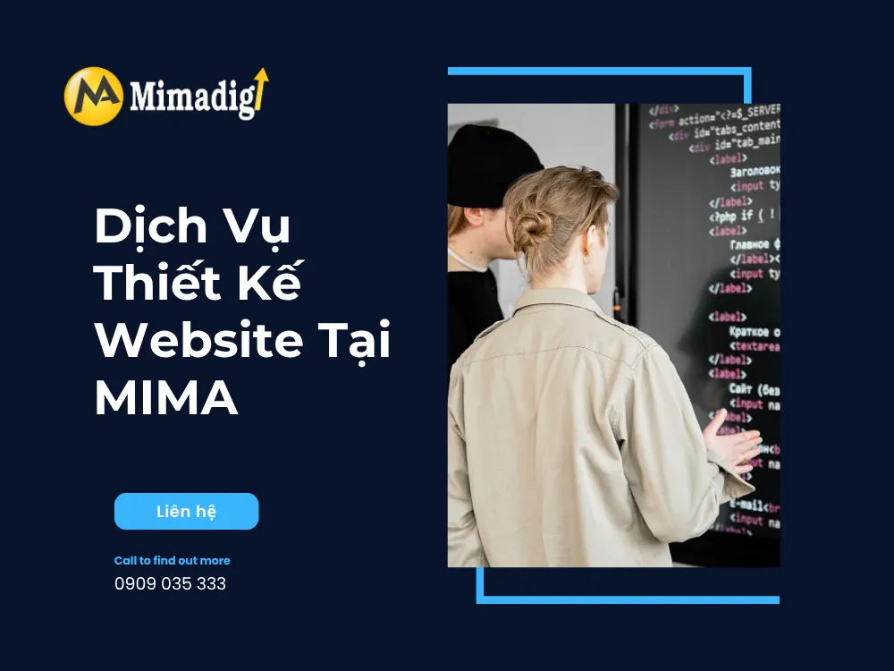 Dịch Vụ Thiết Kế Website Tại MIMA 