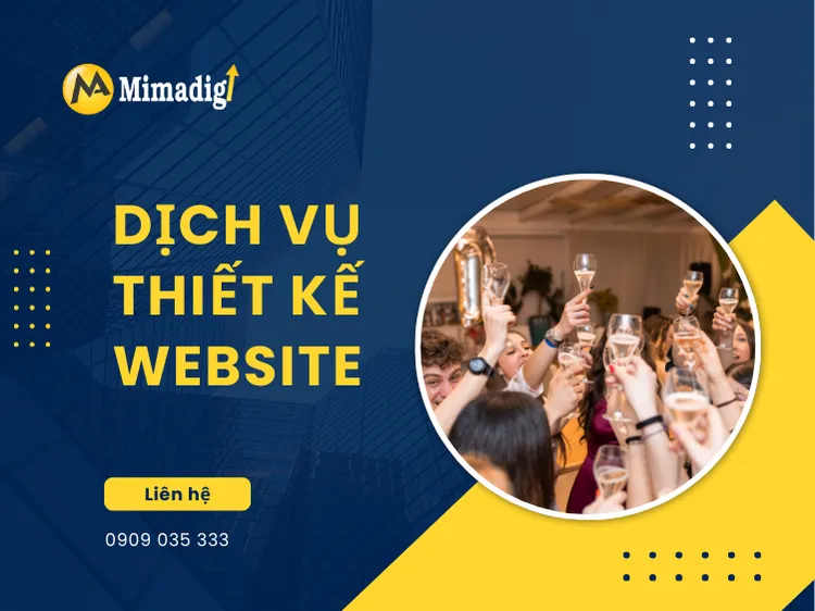 Dịch vụ thiết kế website trang trí tiệc cưới tại MIMA