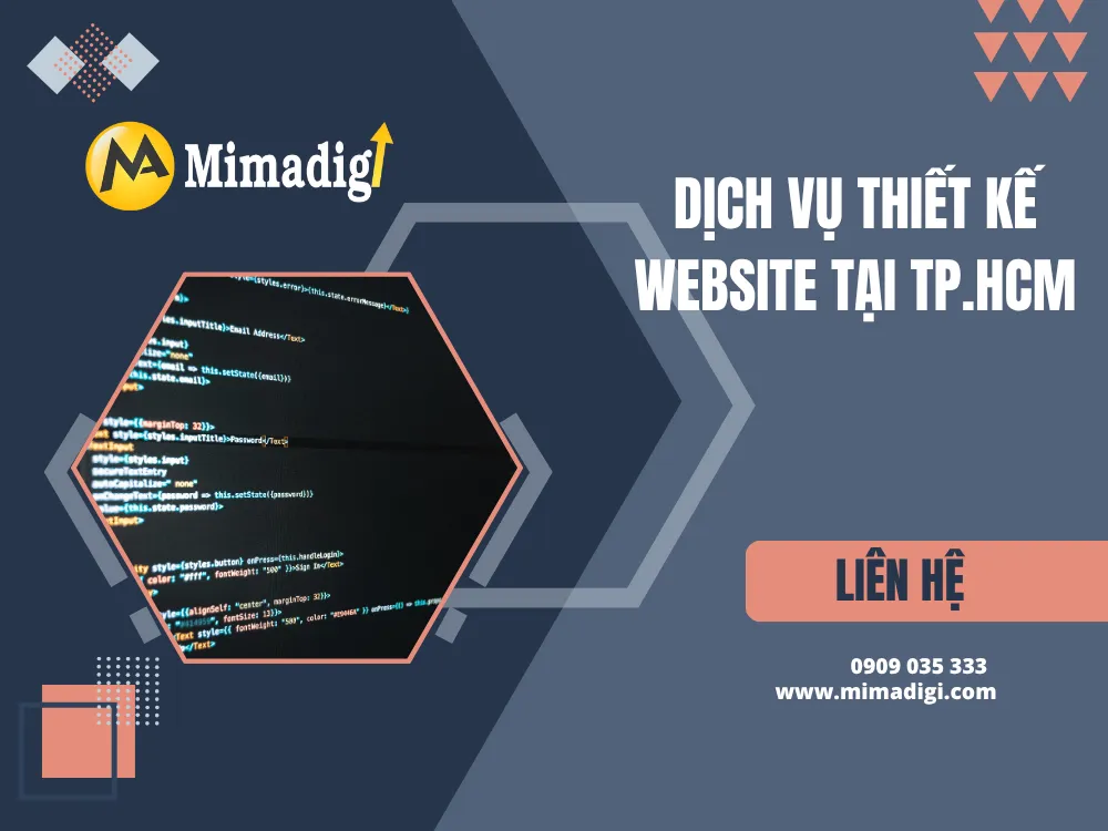 Dịch Vụ Thiết Kế Website Tại TP.HCM tại mima