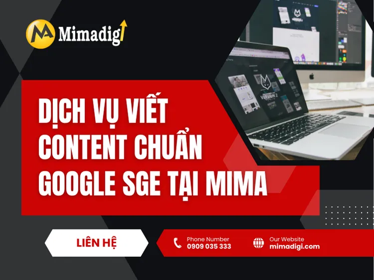 Google SGE Standard Content Writing Service at MIMA 