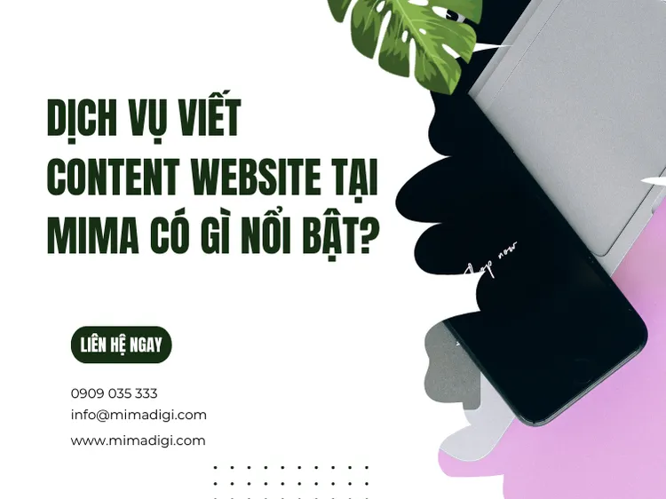 What's outstanding about website content writing services at MIMA? at mima