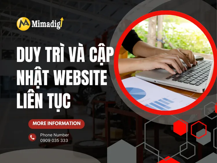 Duy Trì Và Cập Nhật Website Liên Tục tại mima