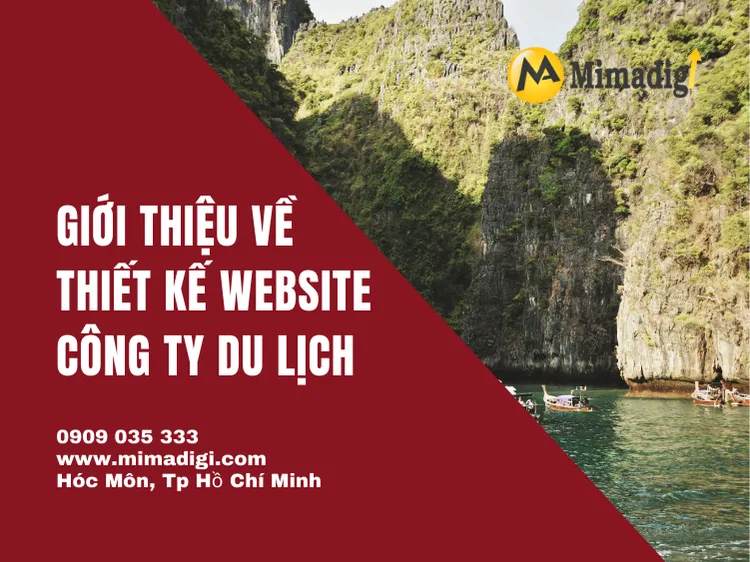 Introduction to Tourism Company Website Design at mima