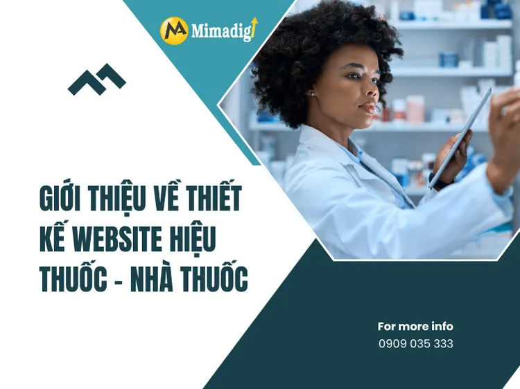 Giới thiệu về Thiết kế website hiệu thuốc – nhà thuốc tại mima