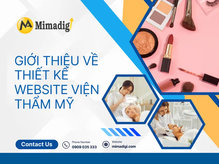 Introduction to Aesthetic Institute Website Design at mima