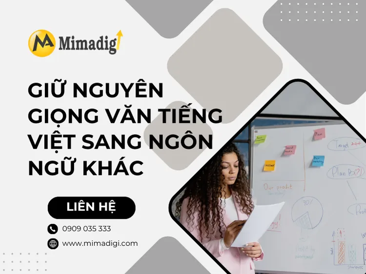 Keeping the Vietnamese Tone of Voice in Other Languages at mima