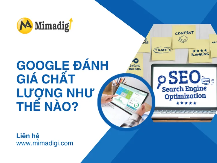 Google đánh giá chất lượng như thế nào? tại mima