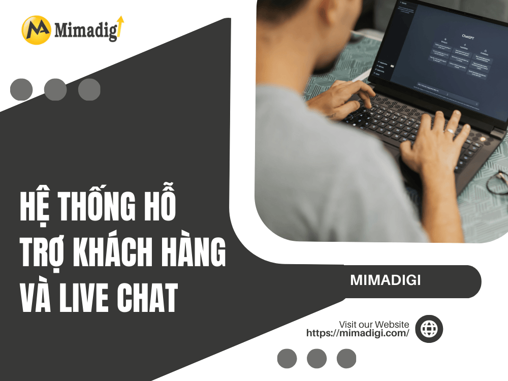 Customer Support System and Live Chat at MIMA