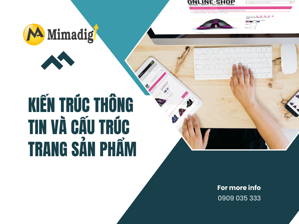 Kiến trúc thông tin và cấu trúc trang sản phẩm tại mima