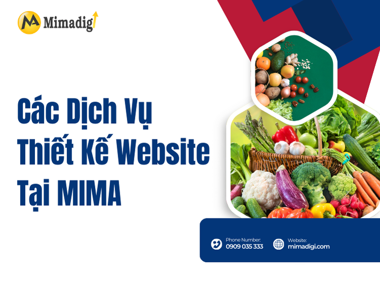 Các Dịch Vụ Thiết Kế Website Tại MIMA 