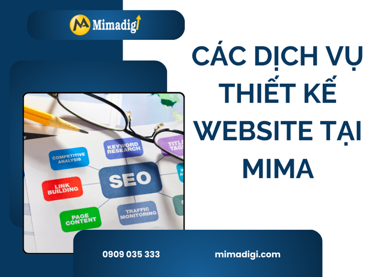 Các Dịch Vụ Thiết Kế Website Tại MIMA tại mima