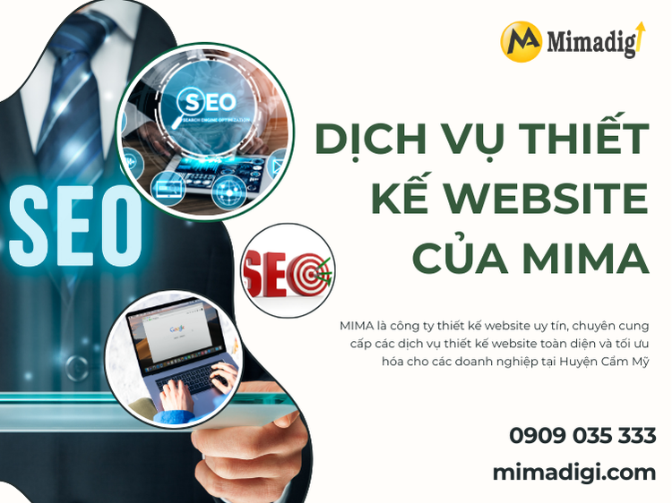 Dịch Vụ Thiết Kế Website Của MIMA tại mima
