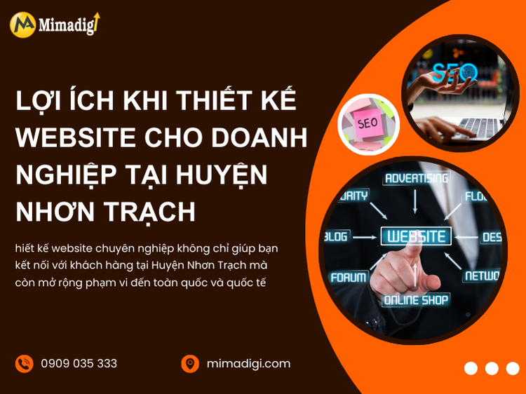 Benefits of Website Design for Businesses in Nhon Trach District at mima