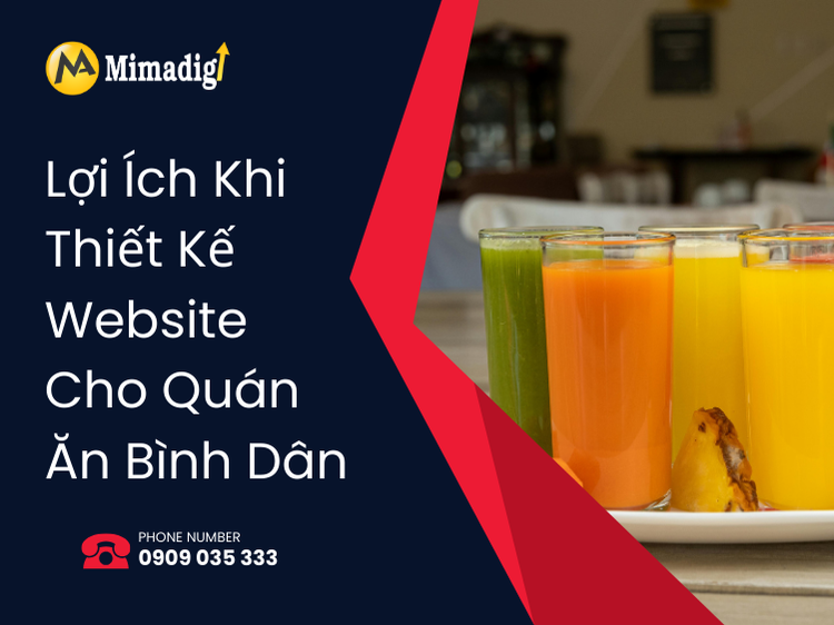 Lợi Ích Khi Thiết Kế Website Cho Quán Ăn Bình Dân tại mima