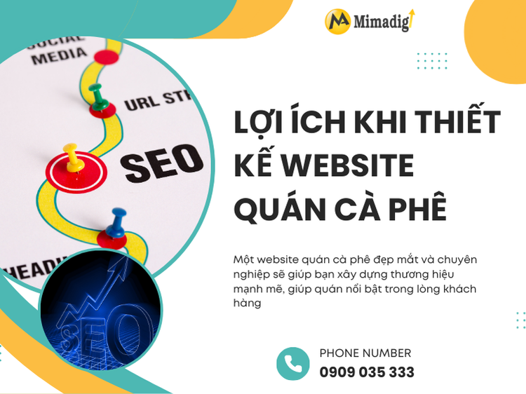 Lợi Ích Khi Thiết Kế Website Quán Cà Phê tại mima